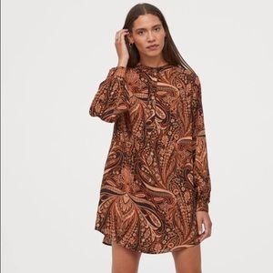 Paisley Print Dress